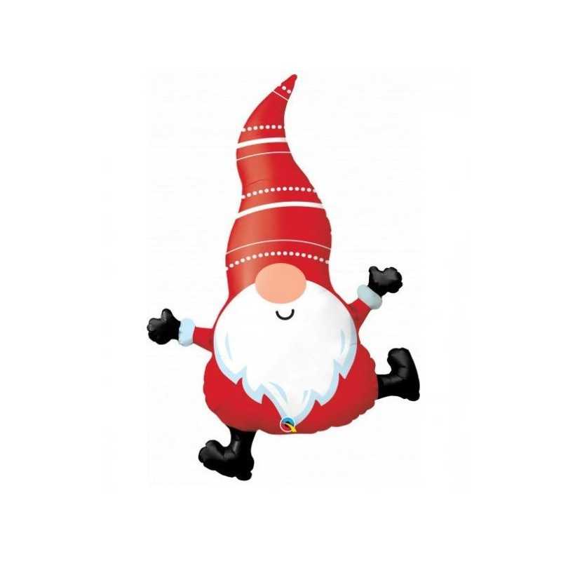 BALLON METALLIQUE GNOME NOEL 107 CM 