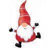 BALLON METALLIQUE GNOME NOEL 107 CM 