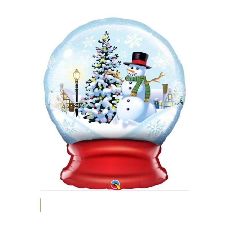 BALLON METALLIQUE BOULE DE NOEL  91 CM 