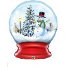 BALLON METALLIQUE BOULE DE NOEL  91 CM 