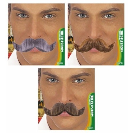 MOUSTACHE AMBASSADEUR COULEUR ASSORTIS 