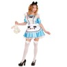 DEGUISEMENT MISS ALICE WONDERLAND GIRL BLEU TAILLE S 