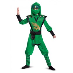 DEGUISEMENT LUXE LEGACY LLOYD NINJAGO VERT  TAILLE 10-12 ANS 