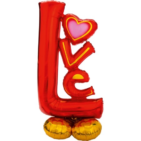 BALLON METALLIQUE AIRLONZ LOVE 147 CM 