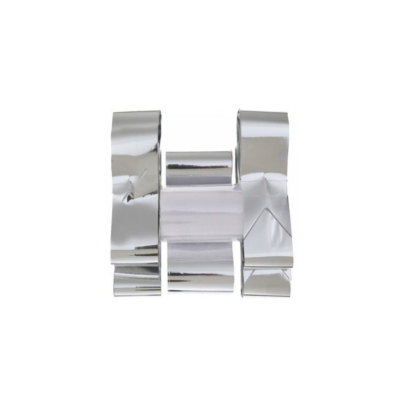 KIT DE DECORATION VOITURE ARGENT ET BLANC KIT DE DECORATION VOITURE ARGENT ET BLANC