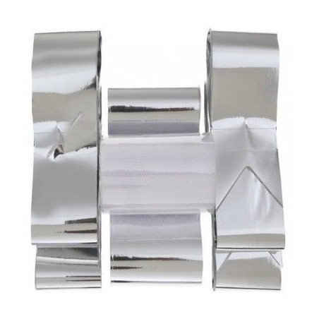 KIT DE DECORATION VOITURE ARGENT ET BLANC