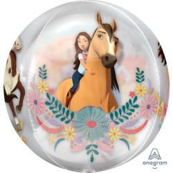 BALLON METALLIQUE ORBZ CHEVAL SPIRIT 38 CM 