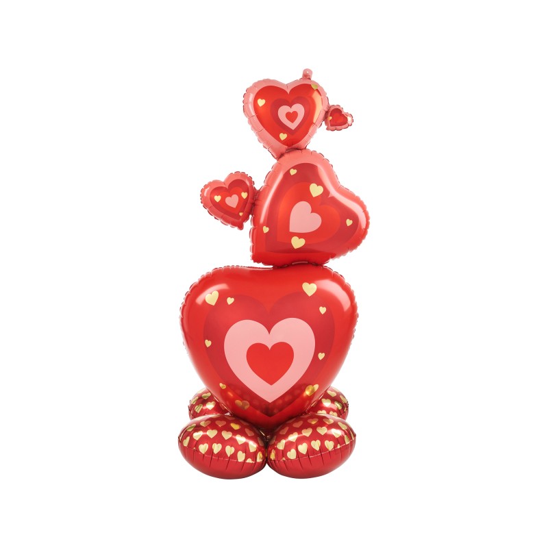 BALLON METALLIQUE AIRLONZ COEUR 139 CM 