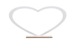 DECORATION COEUR BLANC 25 x 4 x 24 CM