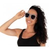 LUNETTES DISCO NOIR ET ARGENT STRASS LUNETTES DISCO NOIR ET ARGENT STRASS