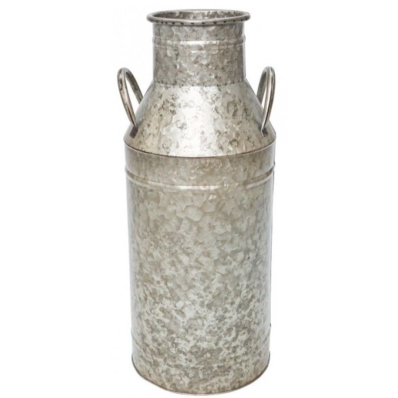 POT ARGENT ZINC DIA 20.5 CM X 51 CM HT 