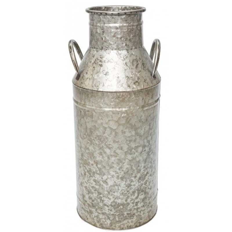 POT ARGENT ZINC DIA 20.5 CM X 51 CM HT